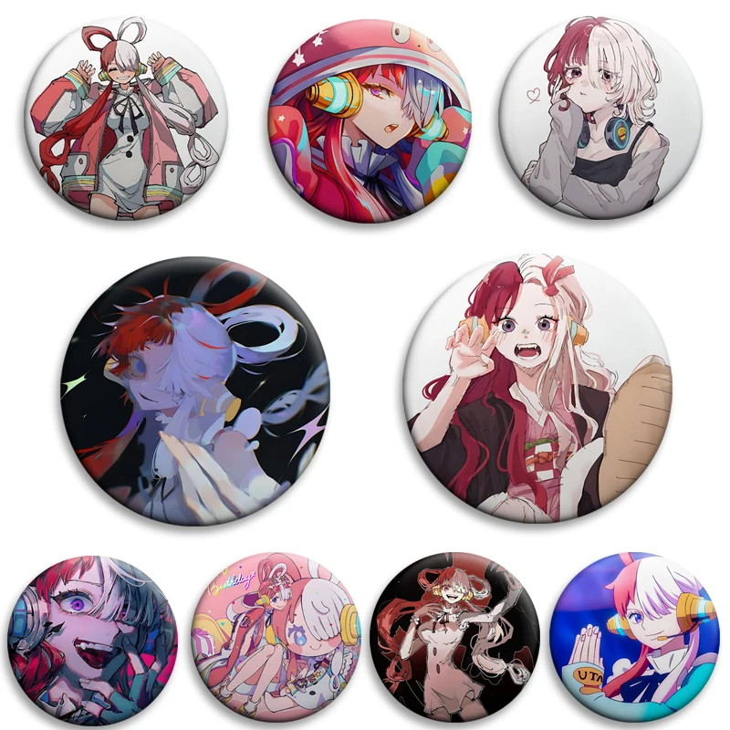 

Cute U-Uta Creative Brooches Lapel Pins Tinplate Badge Daily Fashion Decoration Ideal Gifts for Friends Teachers and Classmates