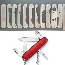 1 Piece Custom Made Titanium Alloy TC4 Liners for 91mm Victorinox Swiss Army Knife