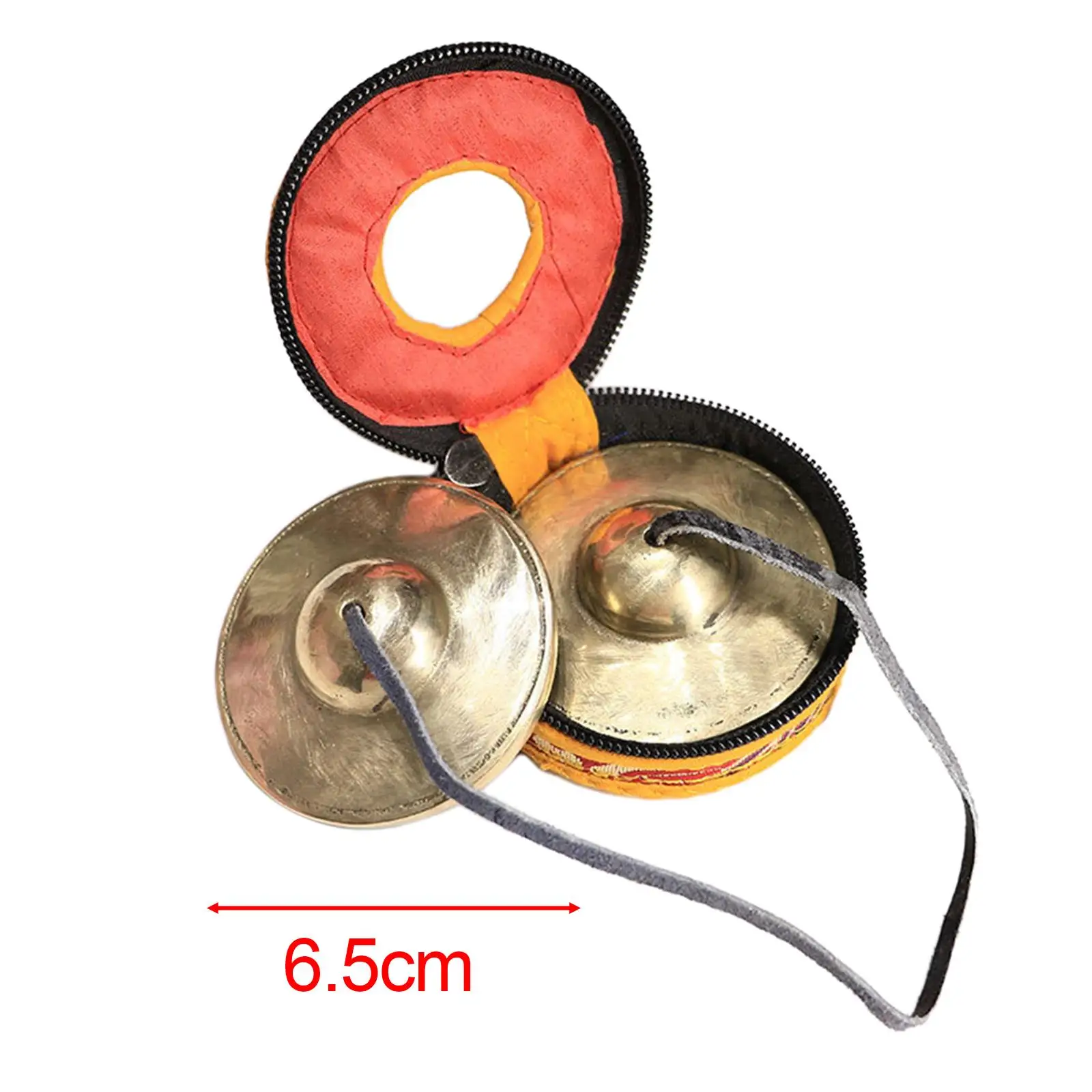 صنج Tingsha التبتي للعائلة والأصدقاء هدايا فريدة من نوعها لتزيين اليوجا محمول بقطر 6.5 سنتيمتر رموز Tingsha البوذية #6