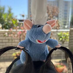 Disney Pixar Anime Ratatouille Hairband Kawaii Cartoon peluche bambola fascia carino Remy peluche bambola tornante copricapo coppia regalo