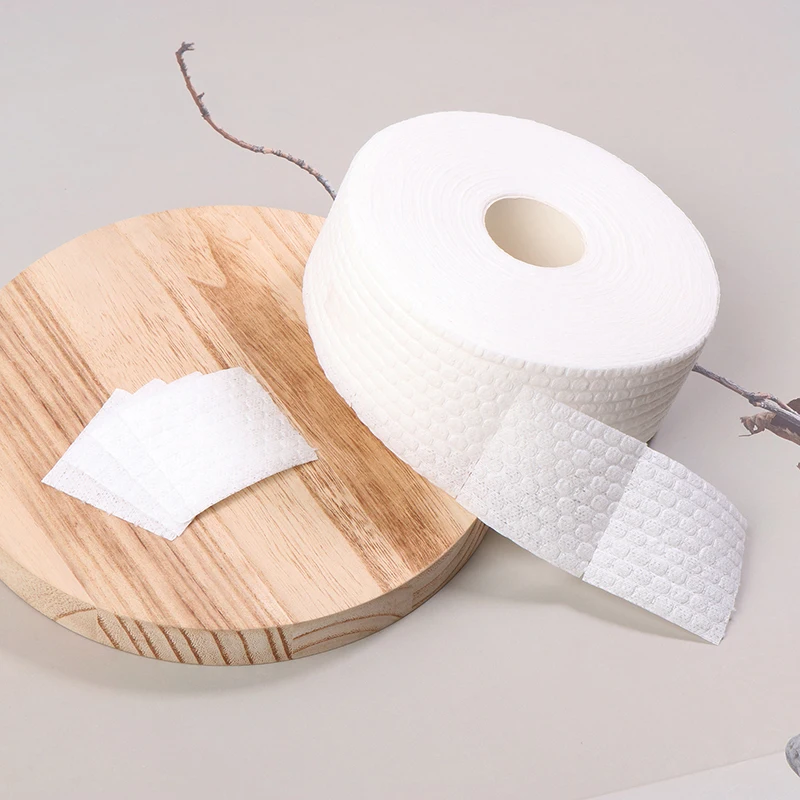 1000Pcs/Roll Thin Nail Remover Cotton Disposable Lint-Free Soak Wipe Cotton Gel Polish Remove Nail Art Cleaning Pad view 3