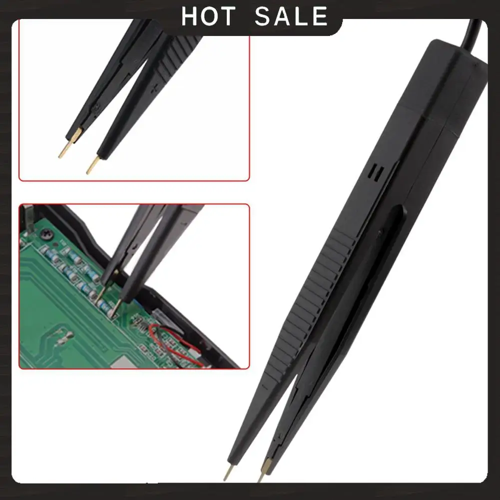 

24-Hour Delivery SMD SMT Chip Test Clip Lead Probe Digital Multimeter Meter Tweezer Capacitor LCR Capacitor Test Pen
