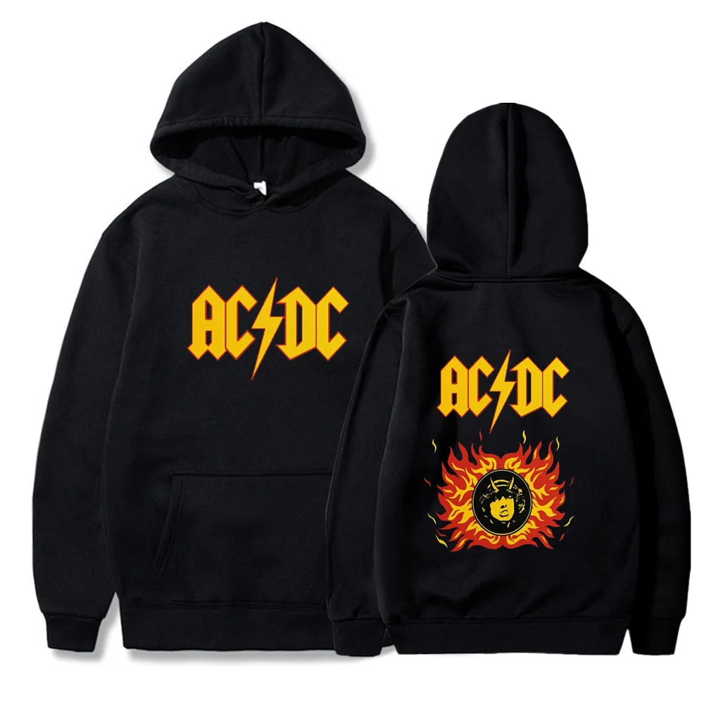 2024 ac pwrdup live dc drucken Hoodie Manner Pullover Sweatshirt Retro Mode übergroße Hoodies Punk Streetwear