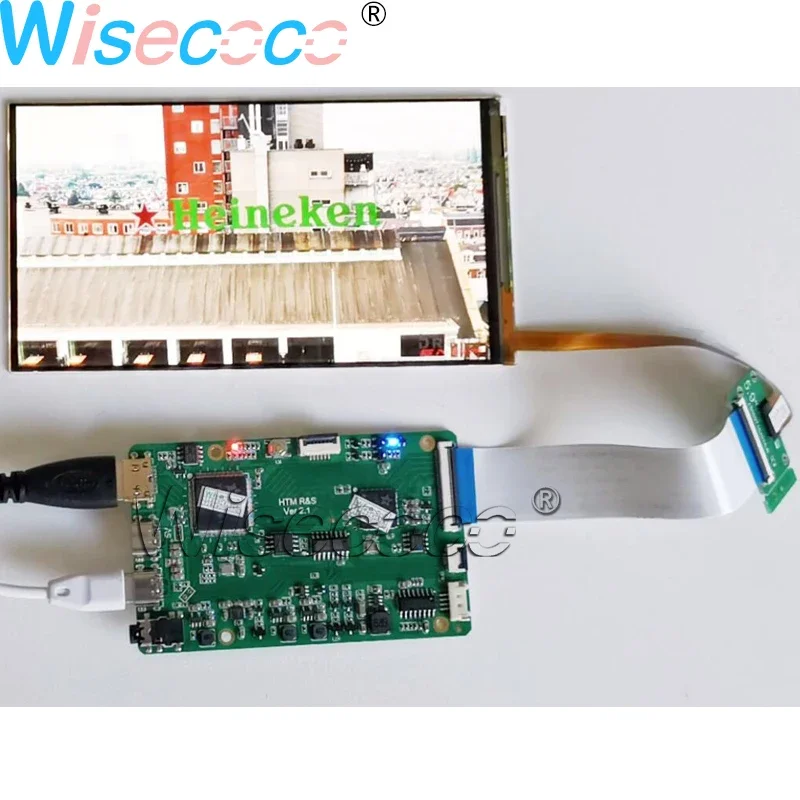 5.9 Inch Landscape LCD Screen 1920*1080 Horizontal By Default Display MIPI Panel Type-C Driver Board For Raspberry Pi Android TV