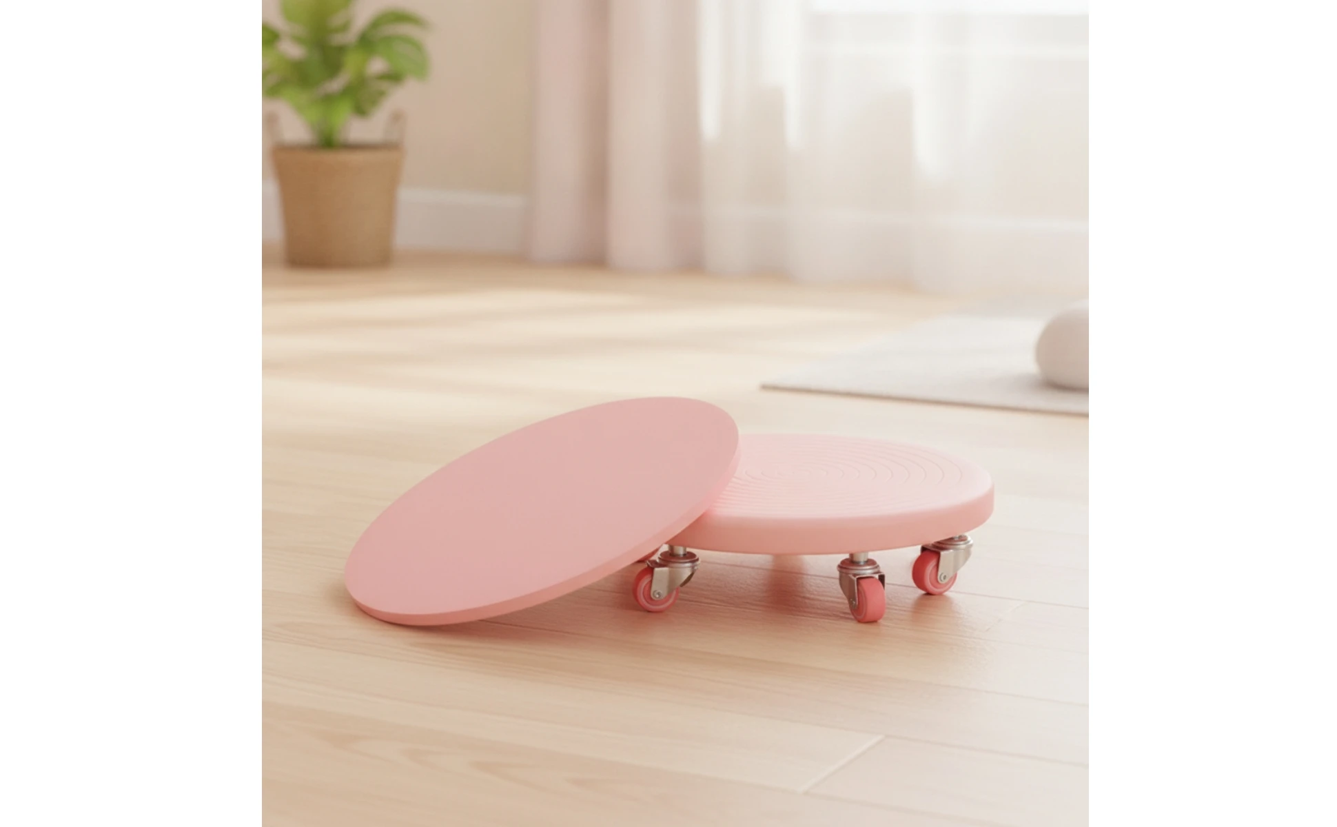 Abdominal Disc with Knee Pad Multi-Directional Exercise Slider with Kneeling Pad Abdominal Roller Plate Compact for Ab Exercises Abdominal Disc with Knee Pad Multi-Directional Exercise Slider with Kneeling Pad Abdominal Roller Plate Compact for Ab Exercises