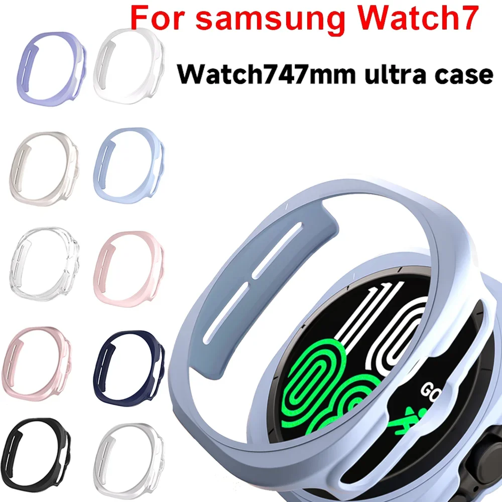 Smart Watch Frame Protective Case, Shell Protector para Samsung Galaxy Watch 7, PC Protect, Ultra 40mm, 44mm, 47mm