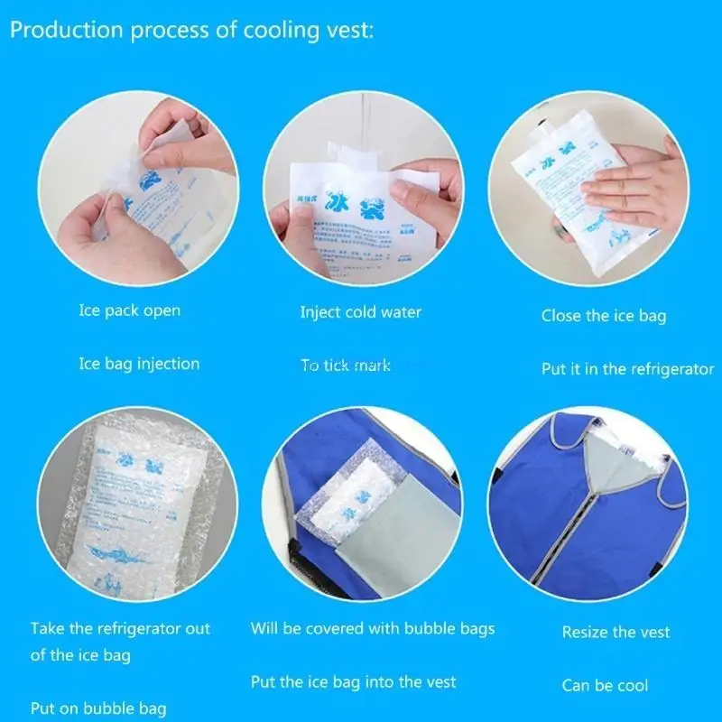 

N7YF Summer Cooling Vest Cool Shirt Ice Cooling Vest Cooling Clothes For Instant Cool