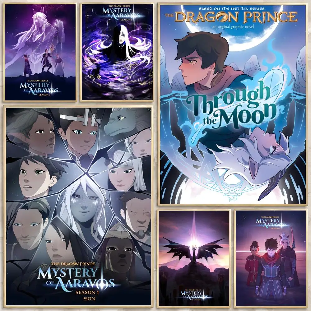 Animation The Dragon Prince Poster Print Wall Art Pictures Canvas Painting Living Room Bedroom Home Decor