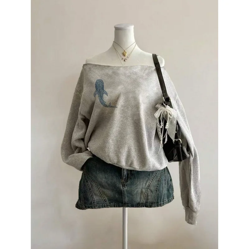 

Color Block Crew Neck Hoodie Women's Collision Color round Neck Sweatshirt Spring 2026 Ladies' T-shirt Other Style Other Mate...