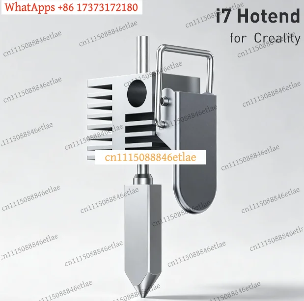 k3 Nickel-Plated Copper Alloy Hotend with Hardened Steel Nozzle for 3D Printer, Compatible for SPARKX i7 Series Parts