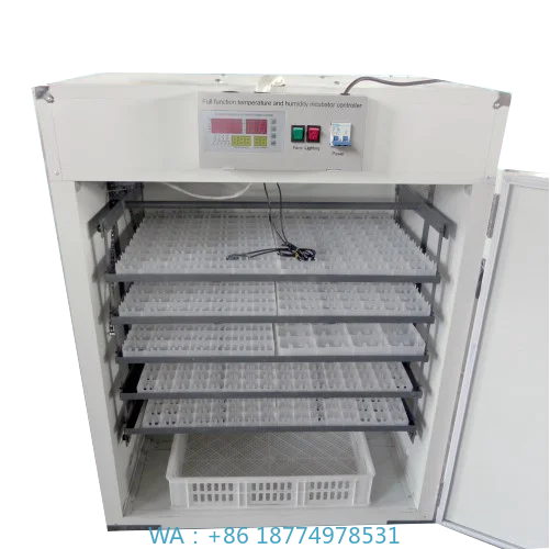 Inustry Incubator with Solar Power Panel and BatteryDigital Automatic 880 Chicken Egg