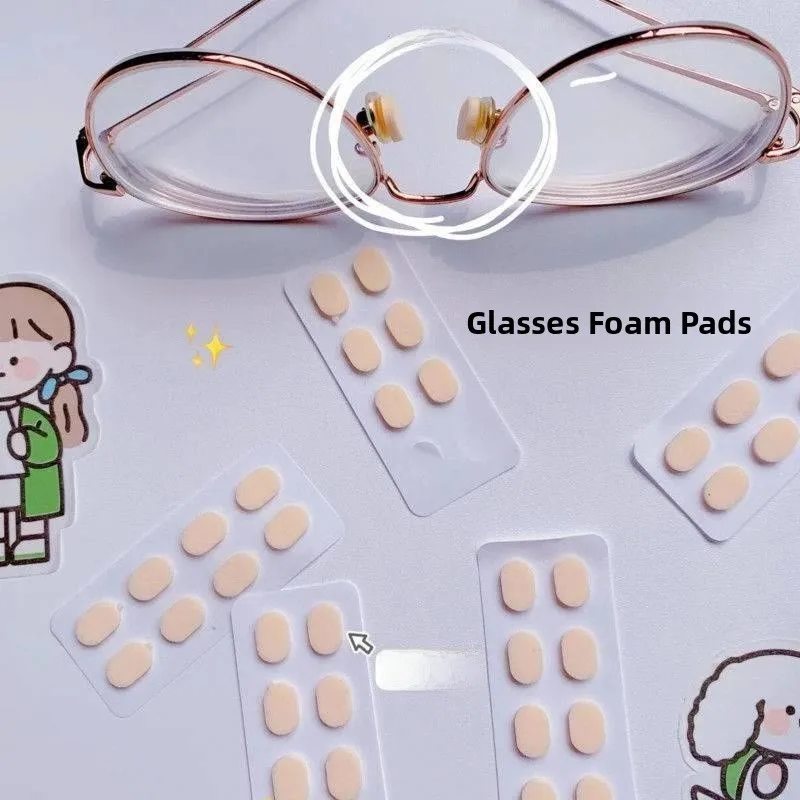 Ultra-Soft Silicone Nose Pads for Glasses Anti-Slip No Pressure No Fall Nose Bridge Support Eye Accessories Sponge Support