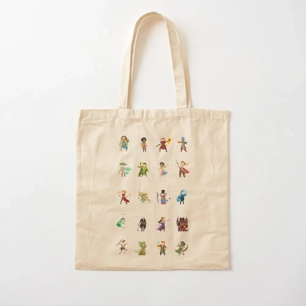 

Pixel Planeswalkers Tote Bag Big bag tote bags aesthetic Bag