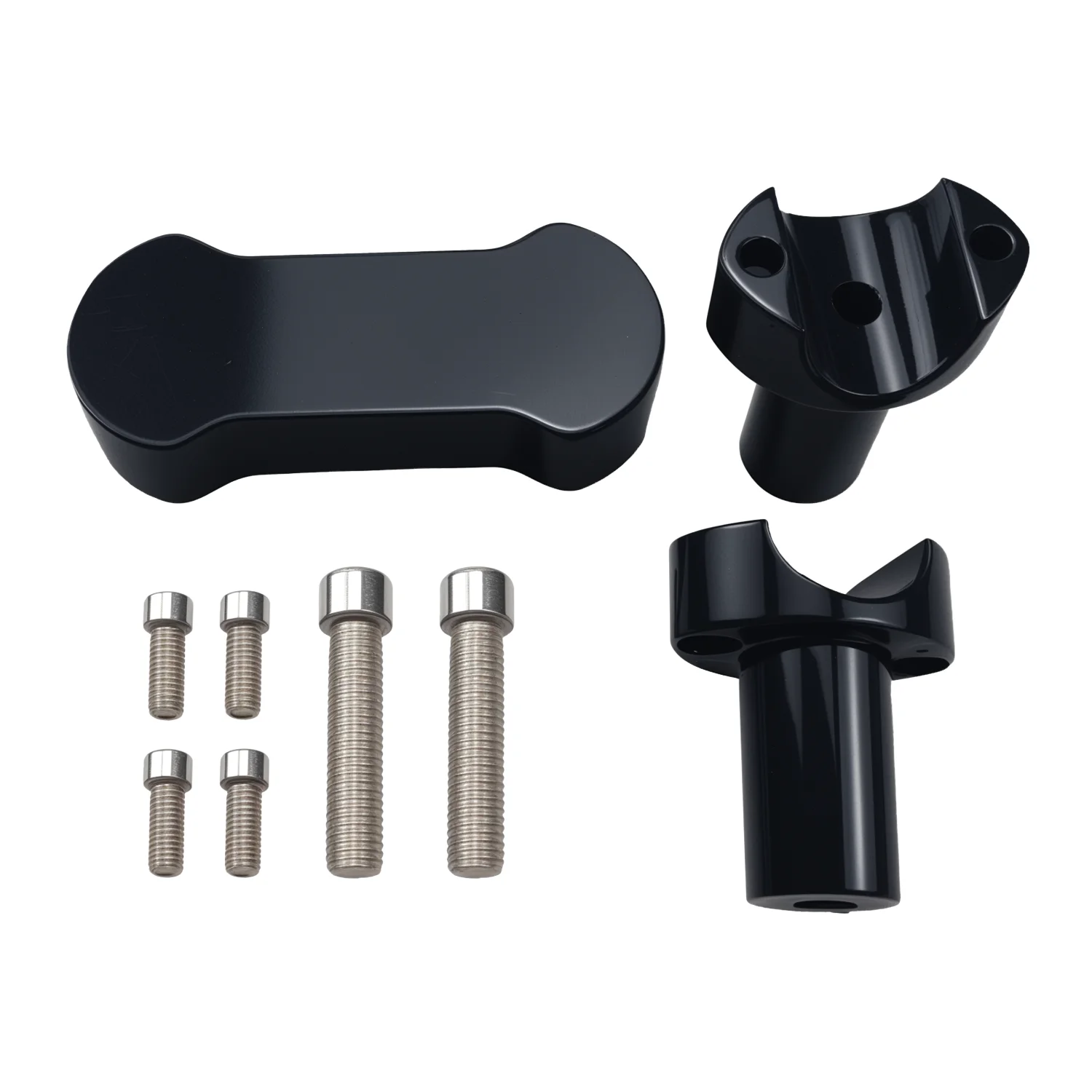 

3'' Rise Motorcycle 1.25'' Handlebar Riser Top Triple Tree Clamp Fit Harley Touring Road Glide 2015+ Road King Softail 2018+