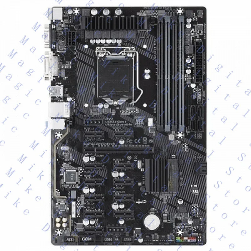 

UU FOR Gigabyte GA-B250-FINTECH LGA 1151 Intel B250 DDR4 12 GPU ATX Motherboard
