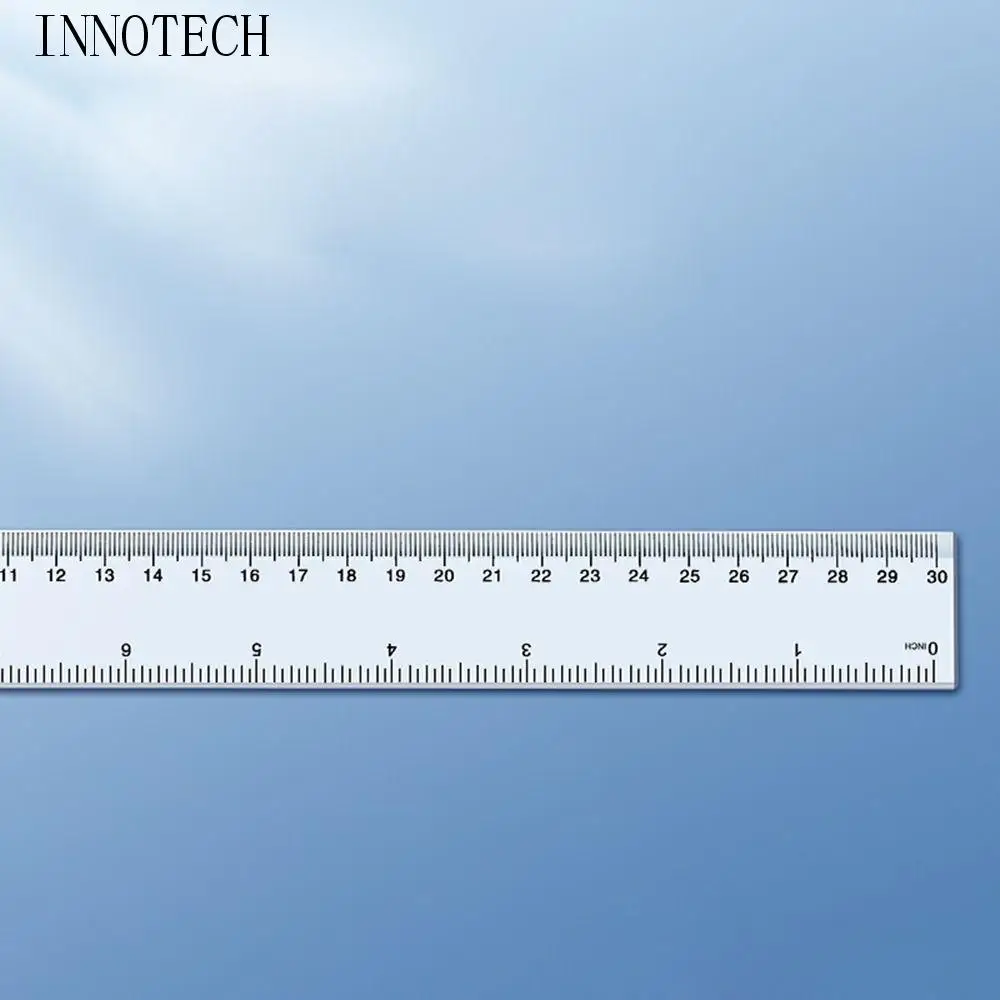 

Drawing Tool 15cm 20cm 30cm 40cm Straight Ruler Plastic Transparent Measuring Ruler Multifunction Drawing Ruler Math
