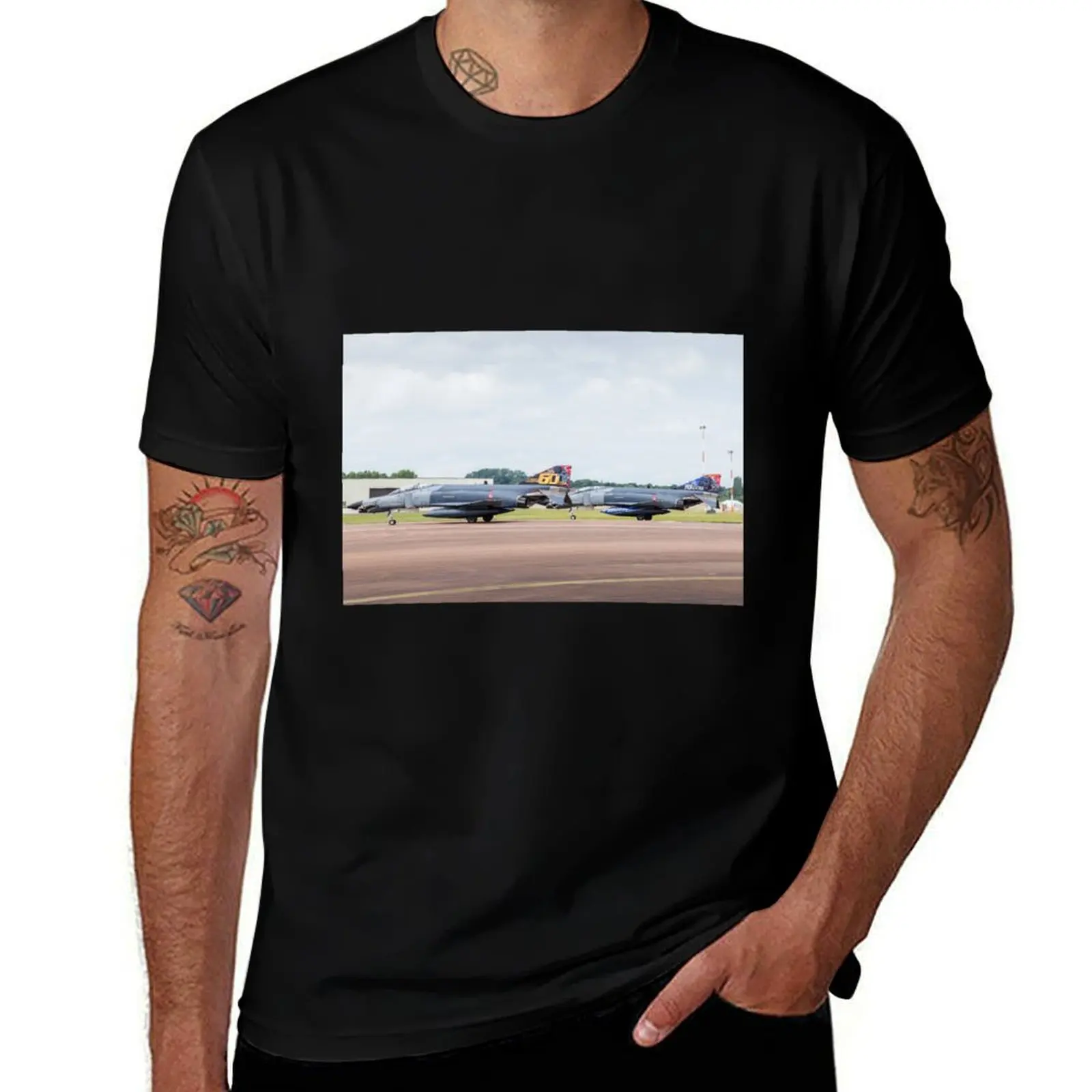 Turkish Air Force F-4E-2020 Phantom T-Shirt Dry Fit Athletic Short Sleeve Shirt T-Shirt