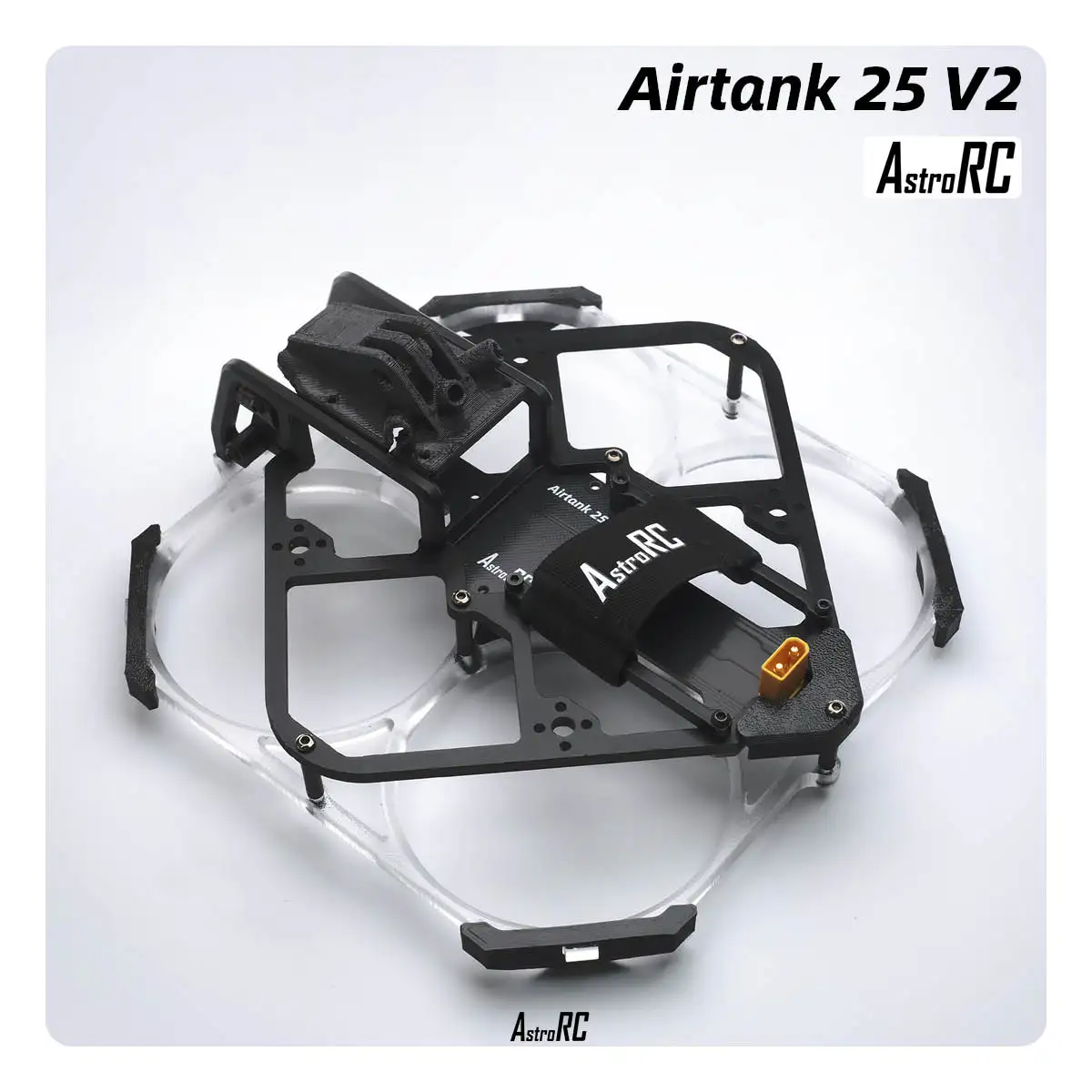 [2.5-Inch Frame] AIRTANK 25 V2 Upgraded Ducted FPV Frame with Protective Guard for AstroRC