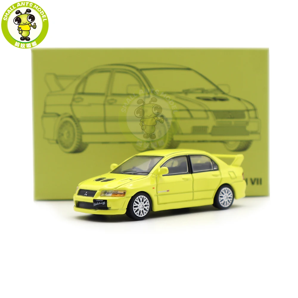 1/64 JKM Lancer Evolution EVO 7 VII Diecast Model Toys Car Gifts For Kids Father Friends