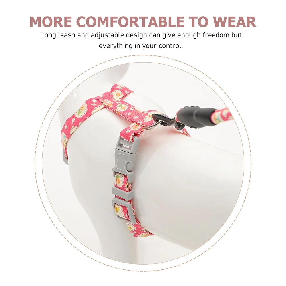 

Rope Belt Adjustable Harness and Leash for Harnesses Cloth with Travel