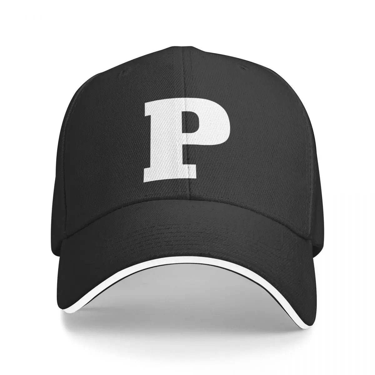 

Alphabet Letter P Baseball Cap birthday hard hat Ball Cap Hip Hop Male Women's