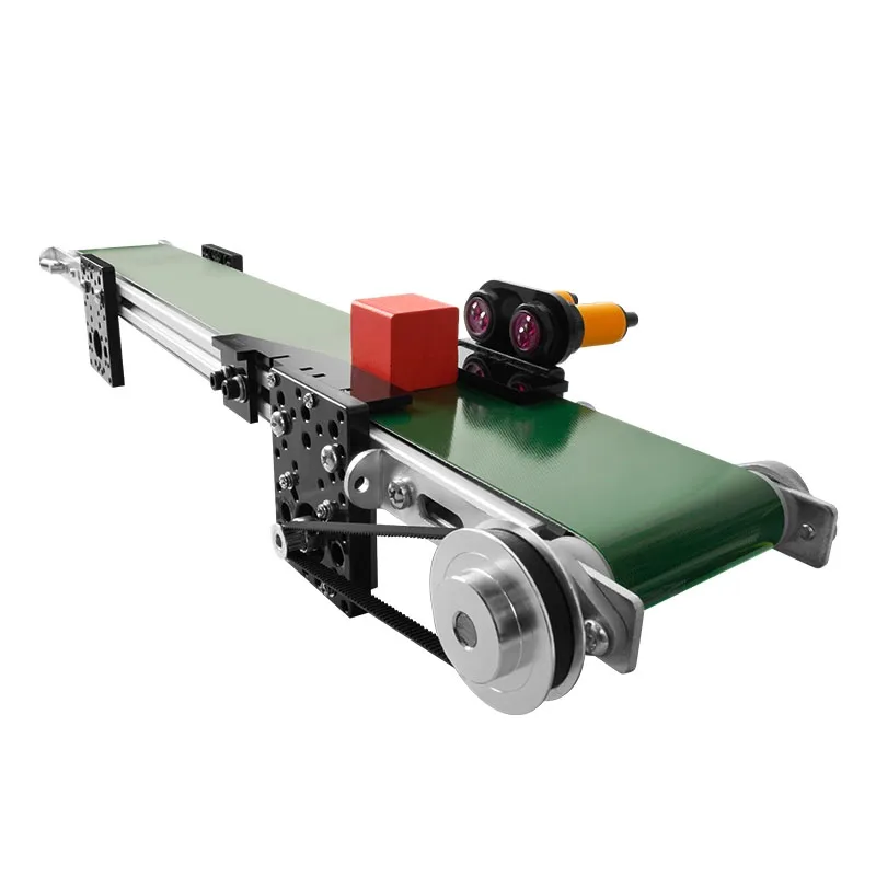 Imagem -05 - Mini Máquina de Correia Transportadora Máquina de Controle Automático Fonte de Alimentação com Regulador de Velocidade 595 mm 24v