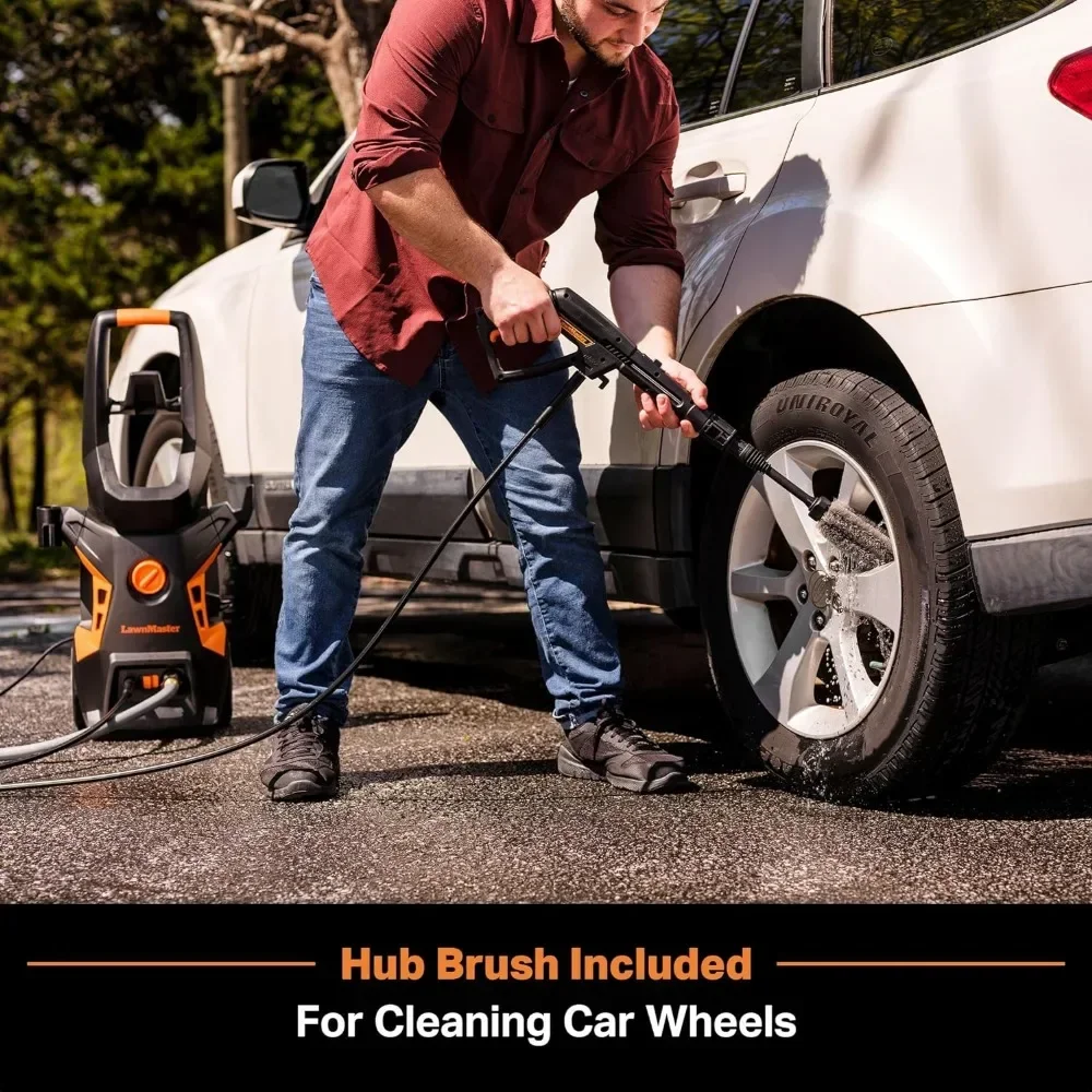 

For LT506-2000A Electric Pressure Washer 13 Amp 1.4 GPM 2300 Max PSI with Foam Bottle CSA Certified A