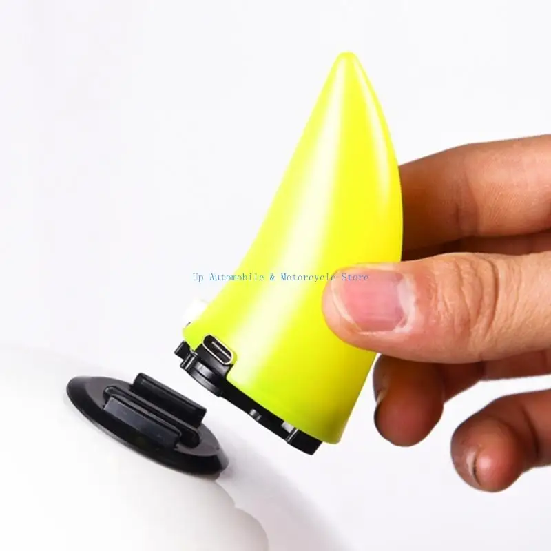 

270E Multicolor Helmet Devil Horns Motorcycle Electric Bike Car Styling Decoration Helmet Stickers Long Short Parts Accessory