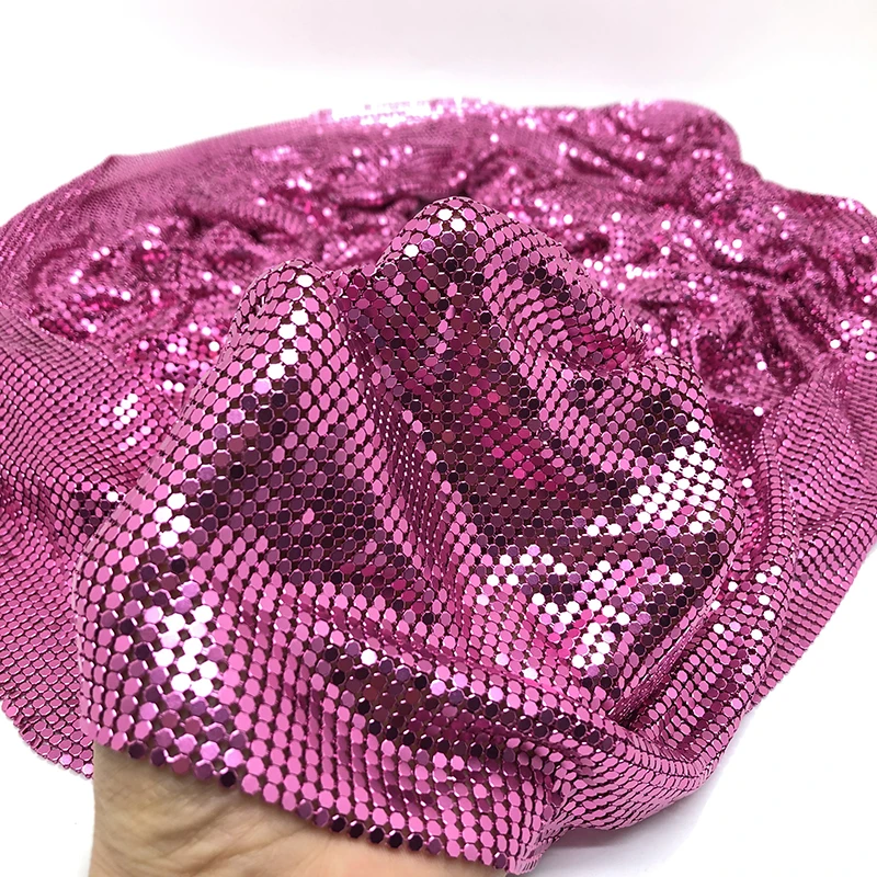 48x160cm Sparkly  Metallic Fabric Cloth Sequined Craft Fabric Cuttable for Making Clothing/Bag /Shoes/Pet Clothing Accessories