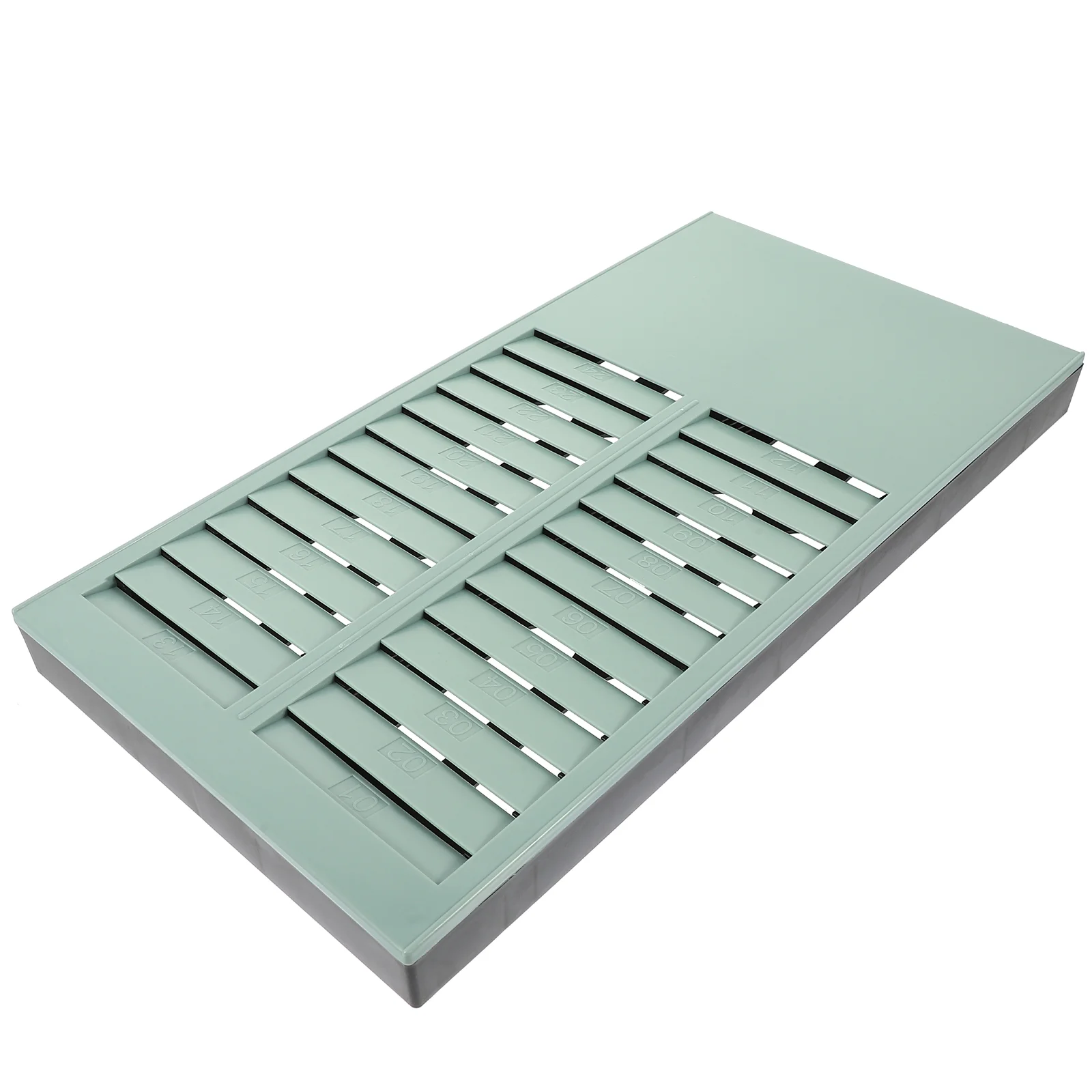 24 Slots Attendance Cards Machine Accessory Key Holder Offical Organizer for Time Storage Rack Display Stand