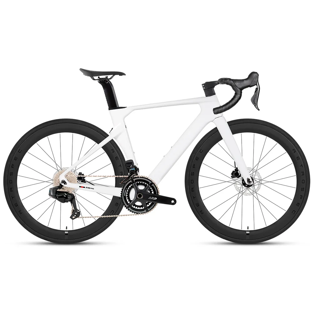 

Carbon Fiber Wireless Electronic Road Bike 700C with WheelTop TX- 24S Hydr Disc 50H Carbon Wheel&falt Lightweight for Racing