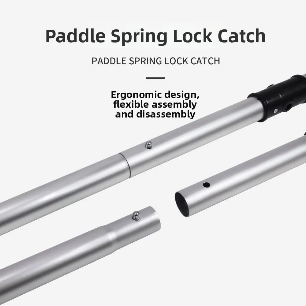 1/2PCS with Rod Set High Toughness Paddle Black White Nylon Inflatable Boat Dinghy Canoe Paddle Paddle Bracket