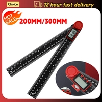 Protractors Digital Display Angle Level Ruler Goniometer Angle Finder Inclinometer75 90 Degree Measuring Gauging Carpenter Tools