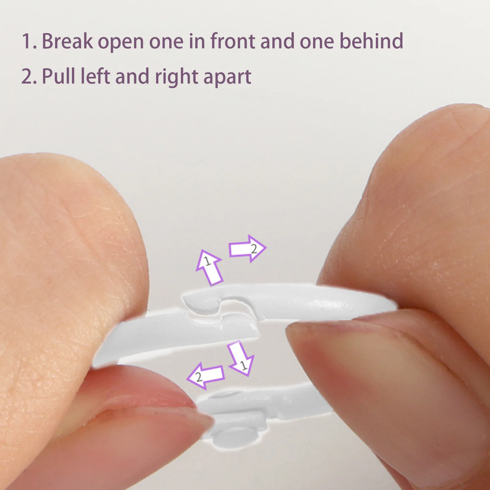 Loose Leaf Binder Rings Convenient to Open and Close Keychain Key Rings Suitable for Office School Home