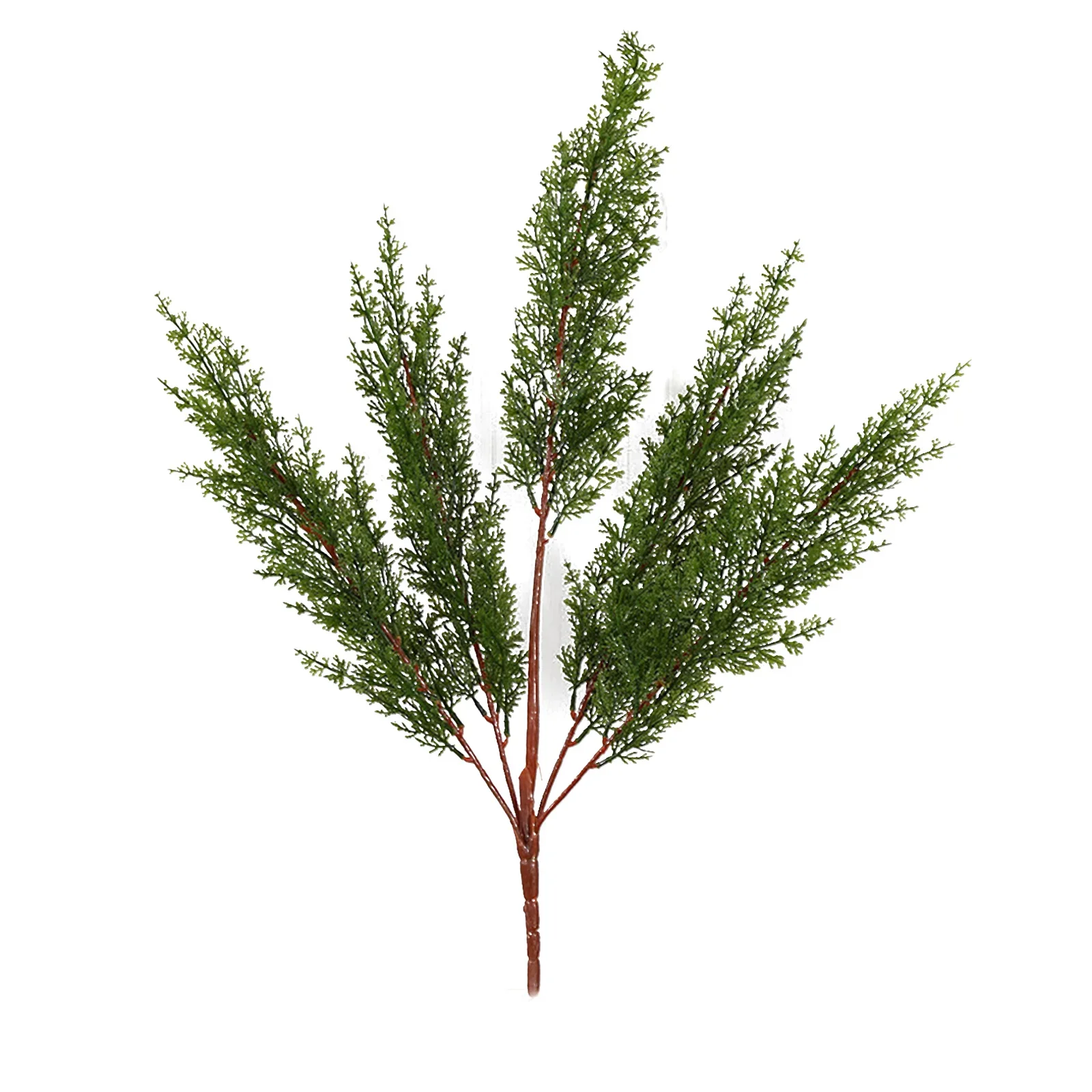 Simulation Cypress Branches Plastic Artificial Blade Leaves Cuttings Festival Desktop Ornaments Christmas Party DIY Decoration