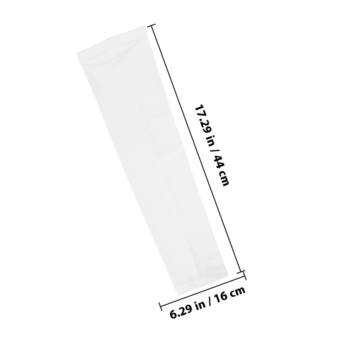 1Pair Uv Protection Ice Silk Sleeve White Xl Sun Block Arm Cover Outdoor Sports Cooling Breathable for Riding Driving Fishing