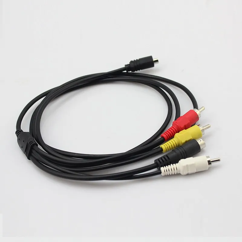

Customizable 1.5M Lead AV Cable 10-Pin DVI DV Connector to 3 RCA S-Video