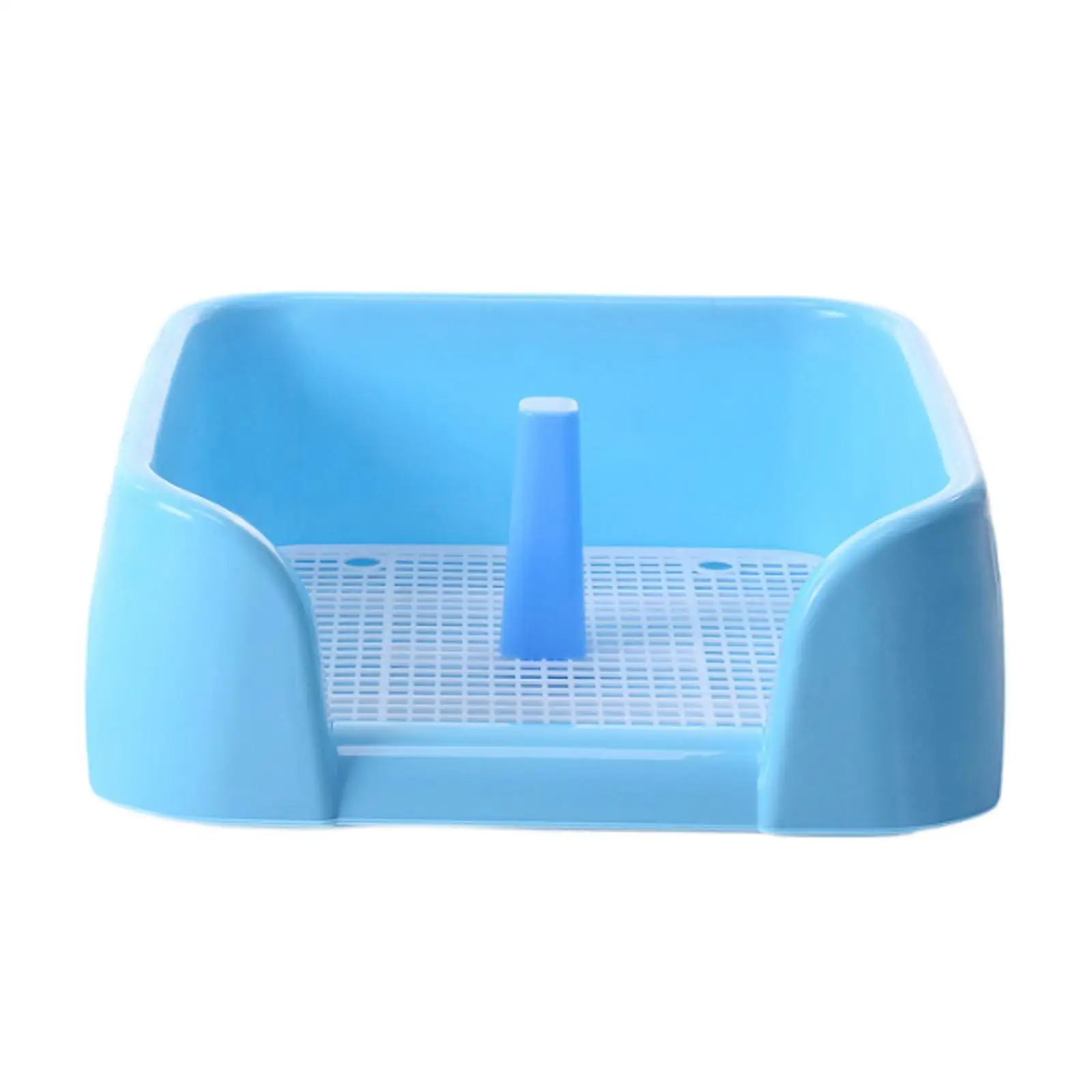 Dog Toilet Anti Splashing Portable Litter Box with Post Training Potty Tray for Outdoor Puppy Small Animals Indoor Other Pets