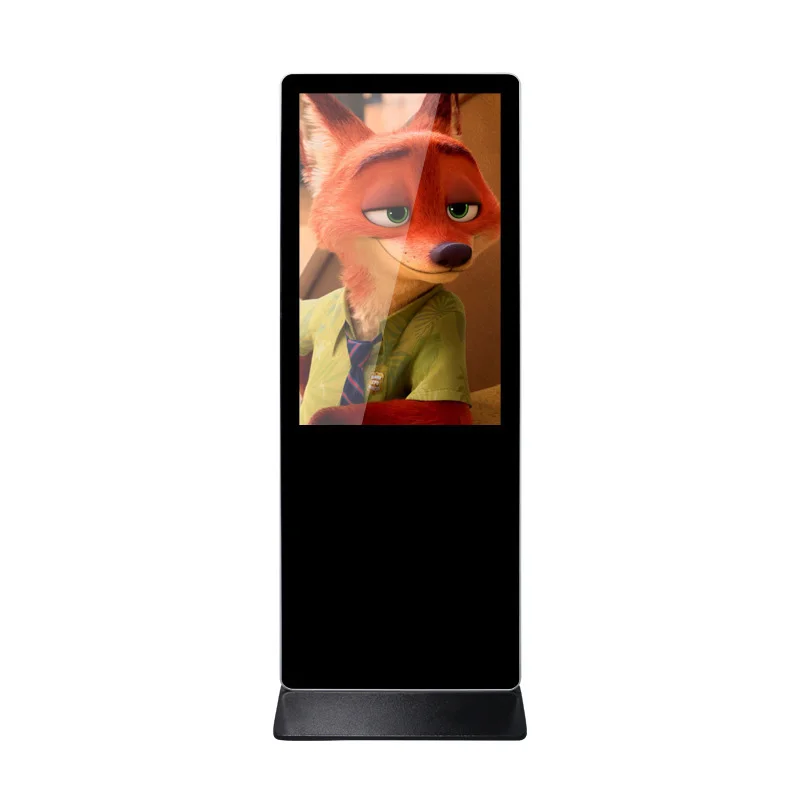 43 Inch Vertical LCD Panel Stand Advertising Display LED Advertising Machine Full HD Big Advertising Screen