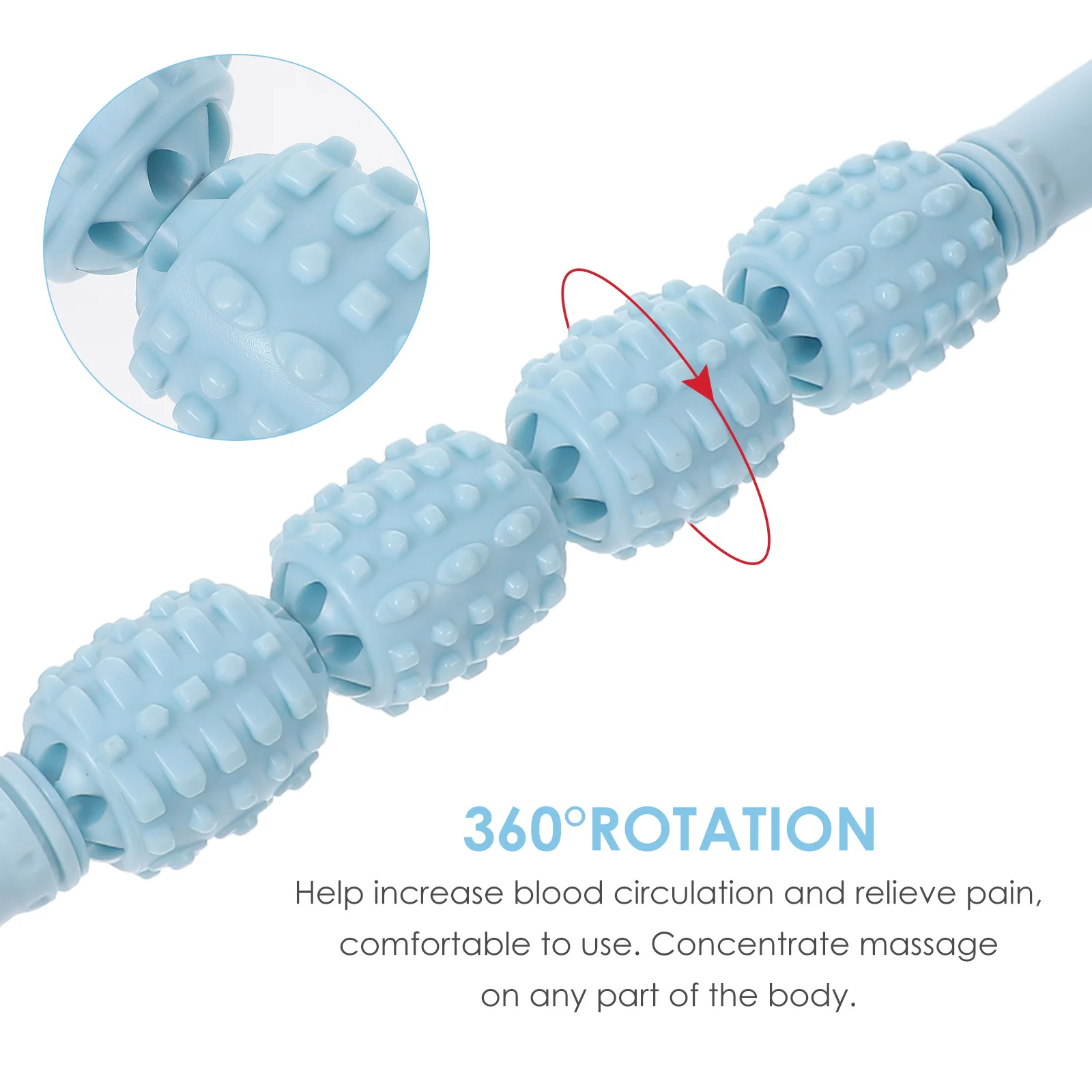 

Muscle Massage For Massage Neck Back Leg Arm Feet Pain Feet Roller Relief Yoga Fitness Body Roller Recovery Tool