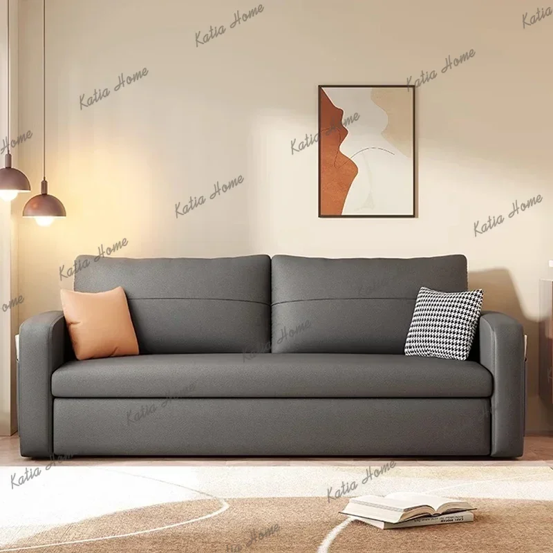 FG Luxury Modern Couches Living Room Foldable Comfortable Solid Wood Lounge Sofa Bed Modern Designer Sofa Plegable Home Furnitur