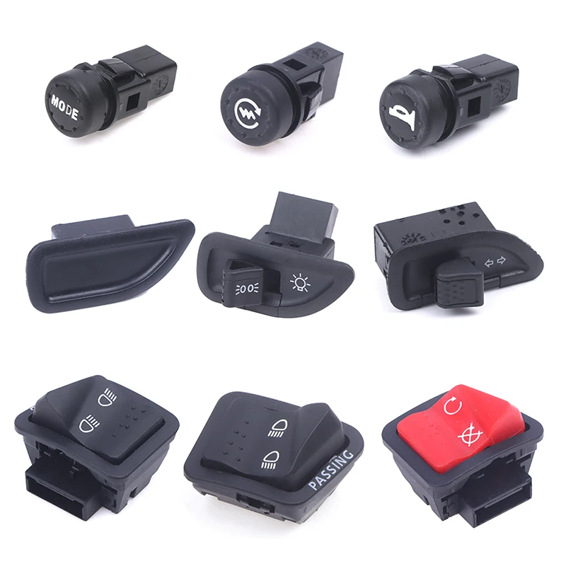 Motorcycle Switches Button Horn Turn Signal High Low Beam Electric Start Buttons Assembly For PIAGGIO Zip 50 Fly 100 150