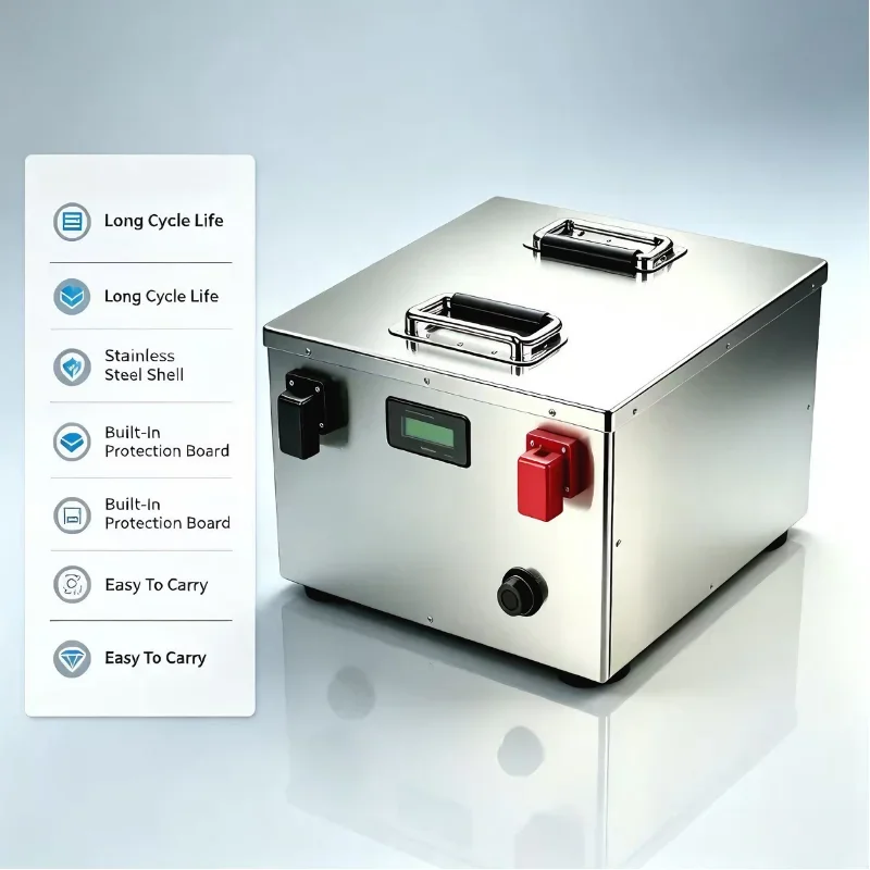 60V 20S LiFePO4 Power Storage Module 50Ah‑400Ah, Rechargeable High‑Capacity Unit For 3‑12KW Utility Cart, Farm Tractor & Resort