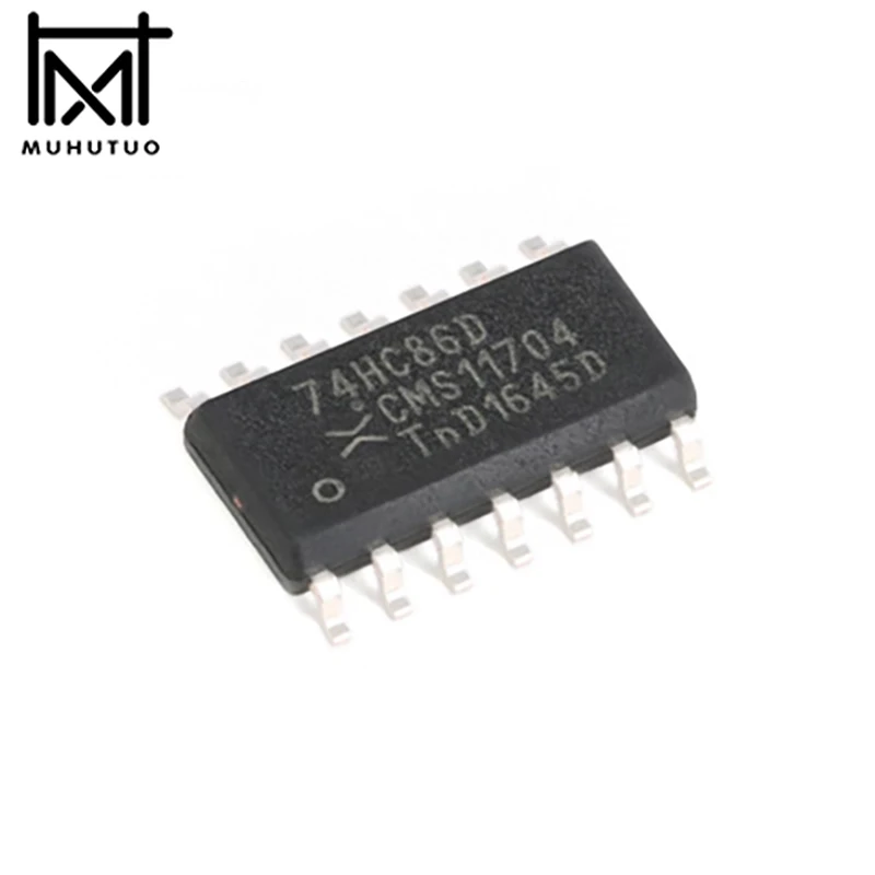 10PCS/LOT SN74HC 74HC86D 74HC11D 74HC04D SN74HC00/HC21/125/126/164/30D Four-channel 2-input XOR logic chip