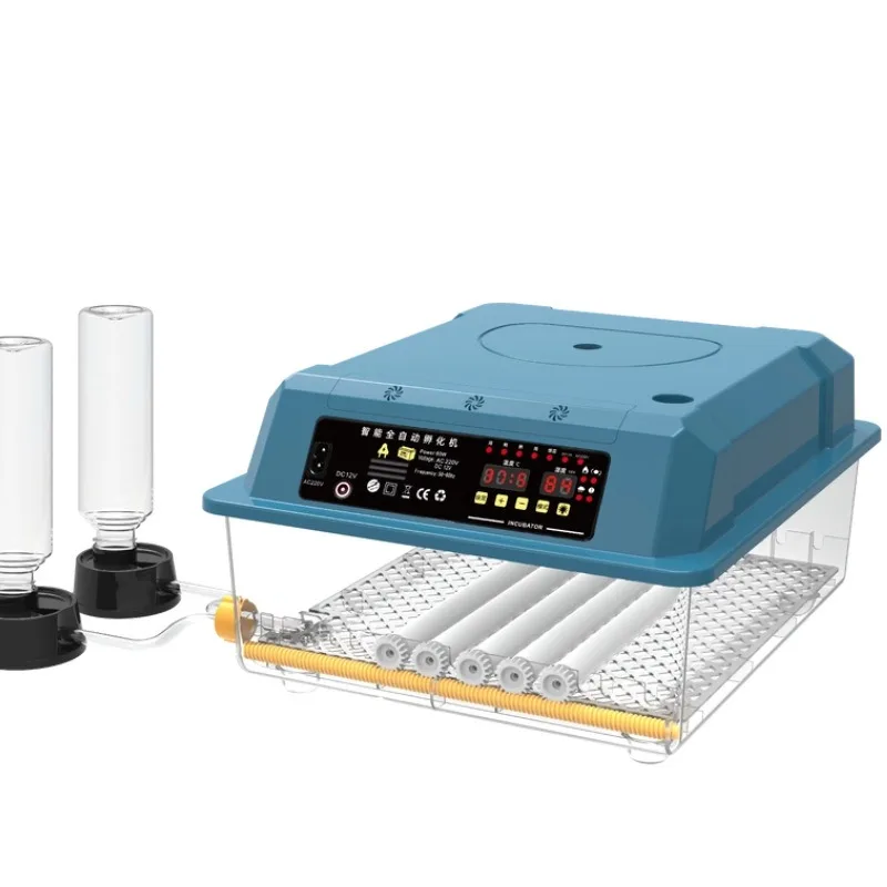 

Small Automatic Egg Incubator Mini Digital Intelligent Hatcher with Auto Turner for Chicken Bird Poultry