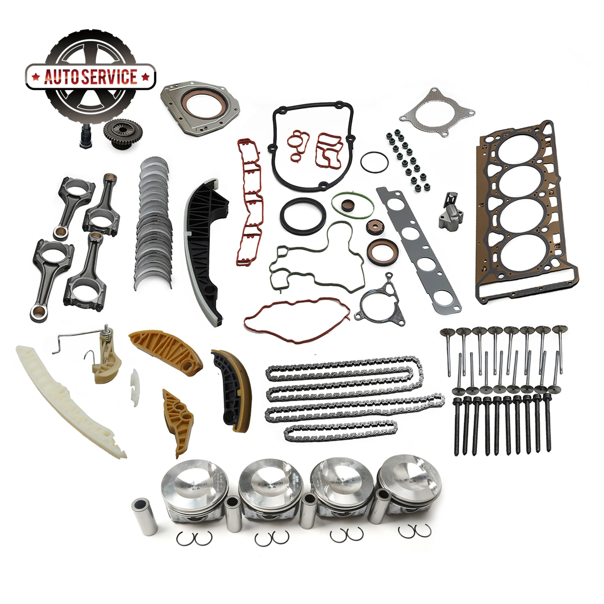 06H 105 701 G EA888 Engine Reconstruction Repair Kit For VW Passat Golf Audi A4 A6 Q5 Skoda 2.0T 06H 107 065AM 06D 109 601M