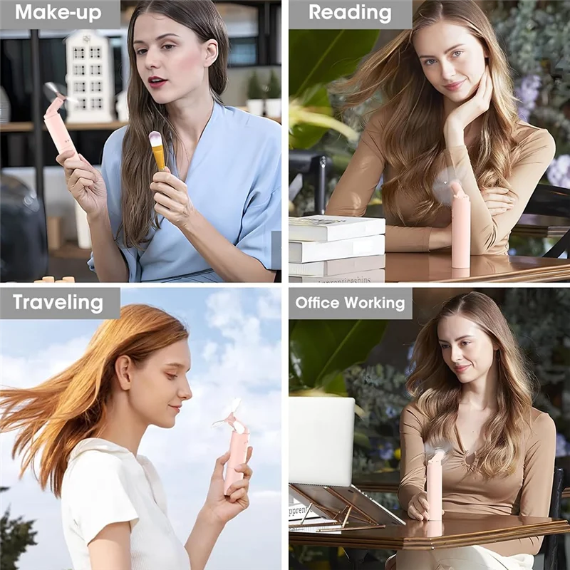 Handheld Mini Fan Portable Rechargeable 3000Mah USB Battery Powered 22+Hrs Runtime Small Hand Held Fan-A54Q