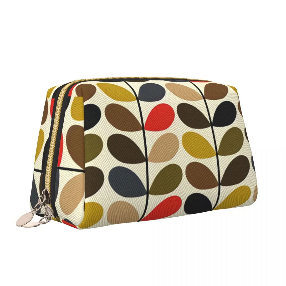 Orla Kiely Multistem Birds Toiletry Bag Women Scandinavian Flower Cosmetic Makeup Organizer Lady Beauty Storage Dopp Kit Box