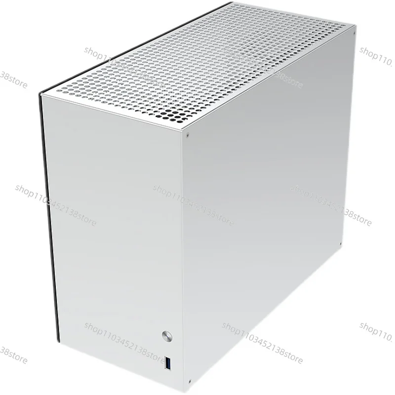 2022new Xiaozhe Premium C2P MATX ITX small case, all aluminum case, glass side transparent ATX power k88 mini computer case