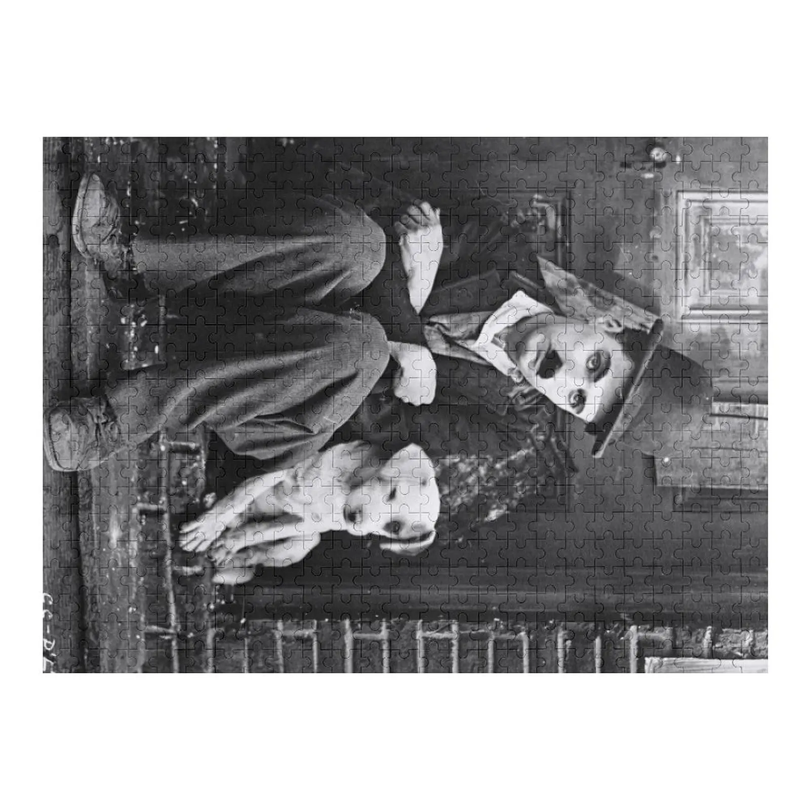 

Чарли Чаплин - Головоломка «Жизнь собаки», деревянное имя на заказ, персонализированная персонализированная подарочная головоломка с фотографией